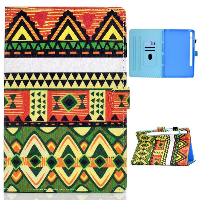 Folio Deksel Til Samsung Galaxy Tab S8 / Tab S7 Aztec