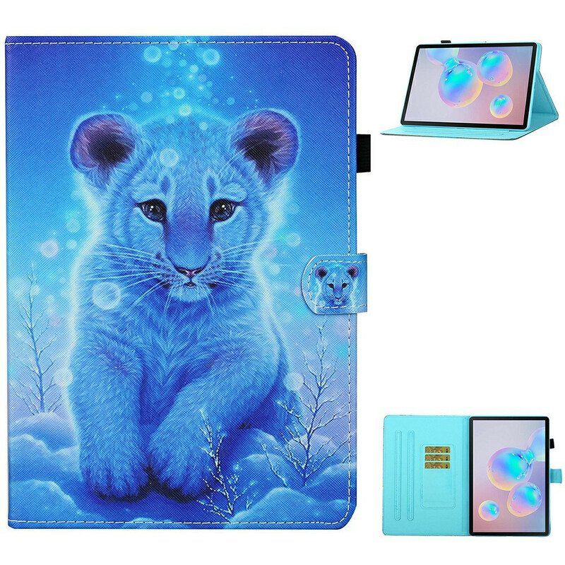 Folio Deksel Til Samsung Galaxy Tab S8 / Tab S7 Baby Tiger