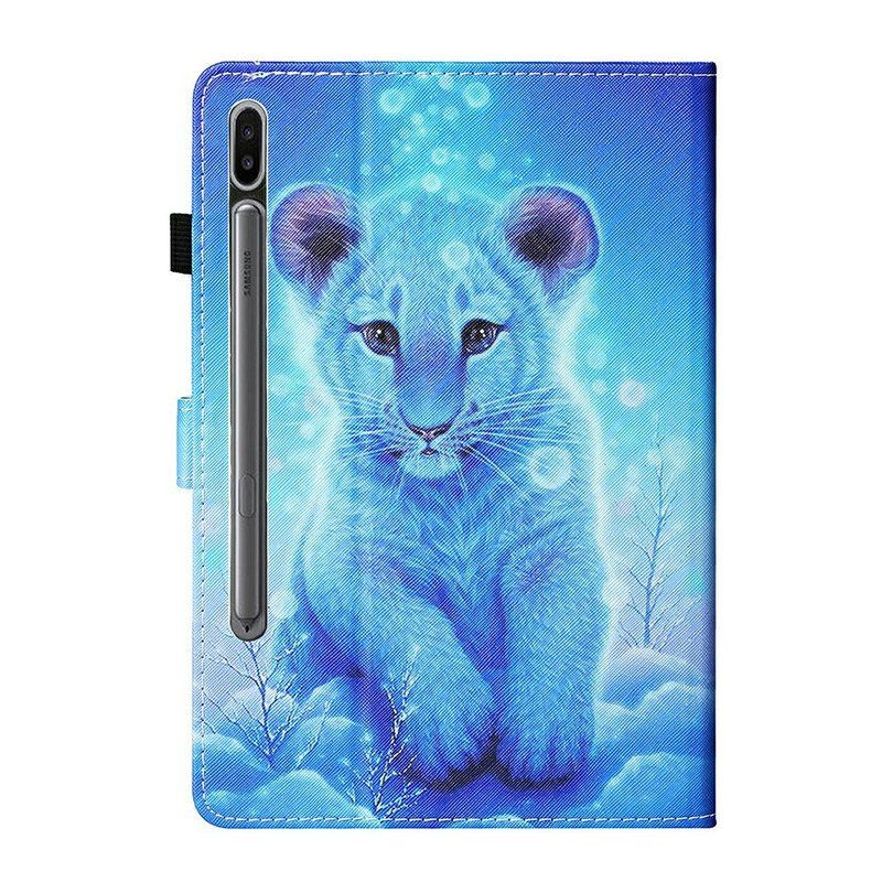 Folio Deksel Til Samsung Galaxy Tab S8 / Tab S7 Baby Tiger