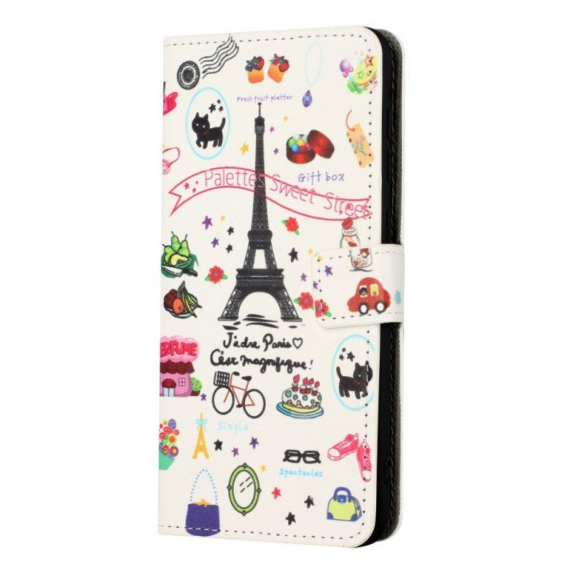 Folio Deksel Til Xiaomi Redmi A1 Paris Feirer