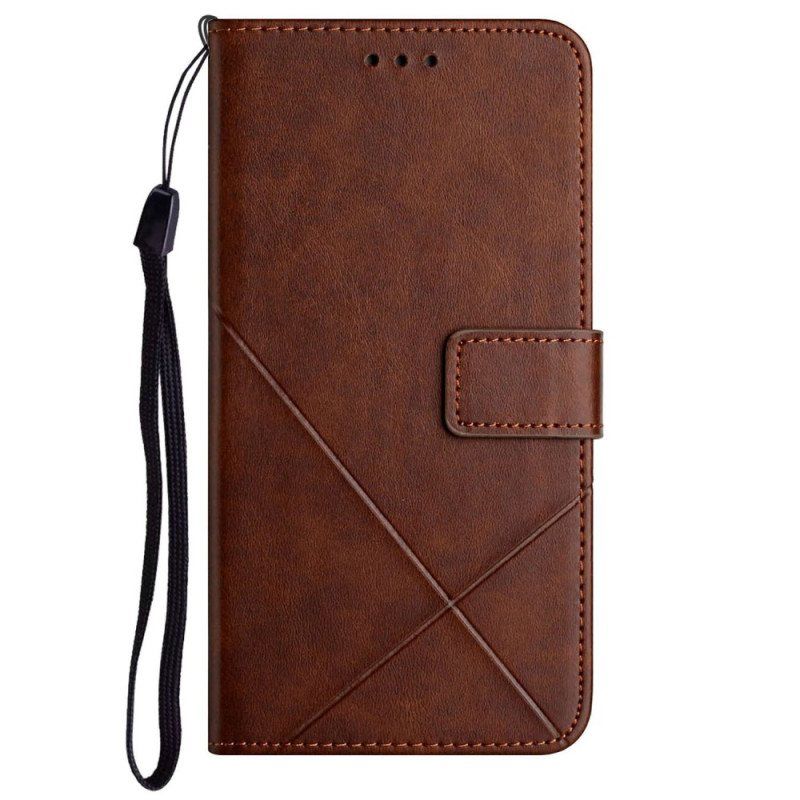 Folio Deksel Til Xiaomi Redmi A1 X Design Geo Leather Style