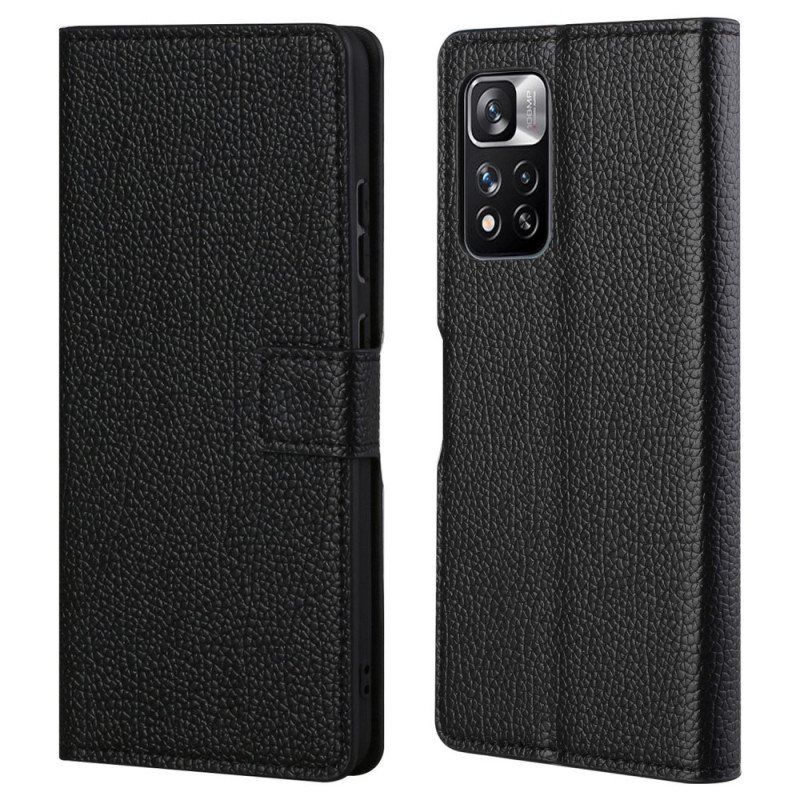 Folio Deksel Til Xiaomi Redmi Note 11 Pro / 11 Pro 5G Litchi Korn