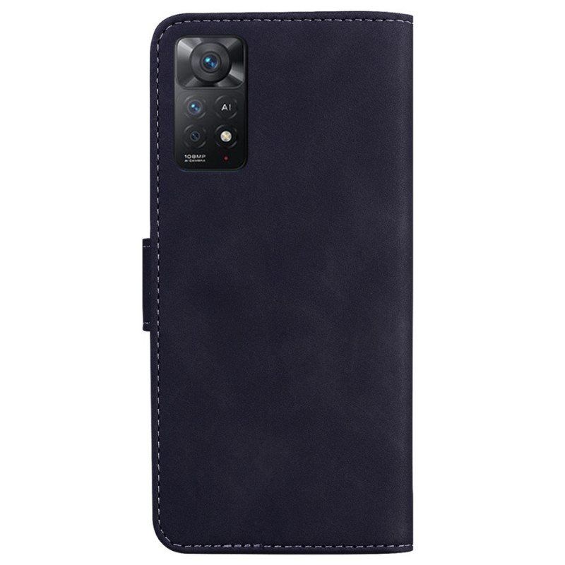 Folio Deksel Til Xiaomi Redmi Note 11 Pro / 11 Pro 5G Skin-touch Butterfly