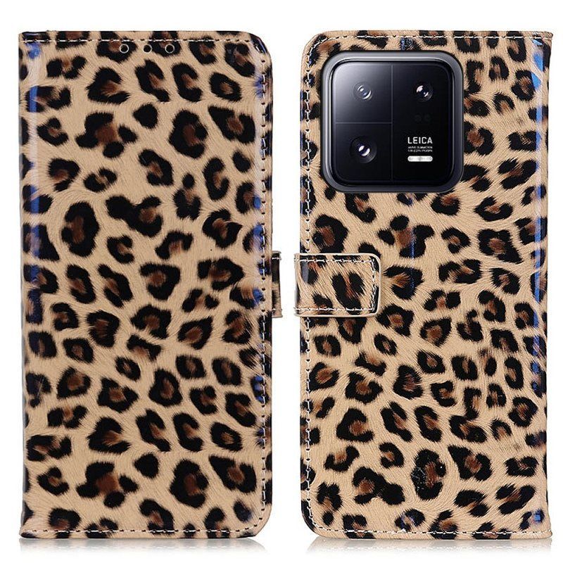 Lærdeksel Til Xiaomi 13 Leopard