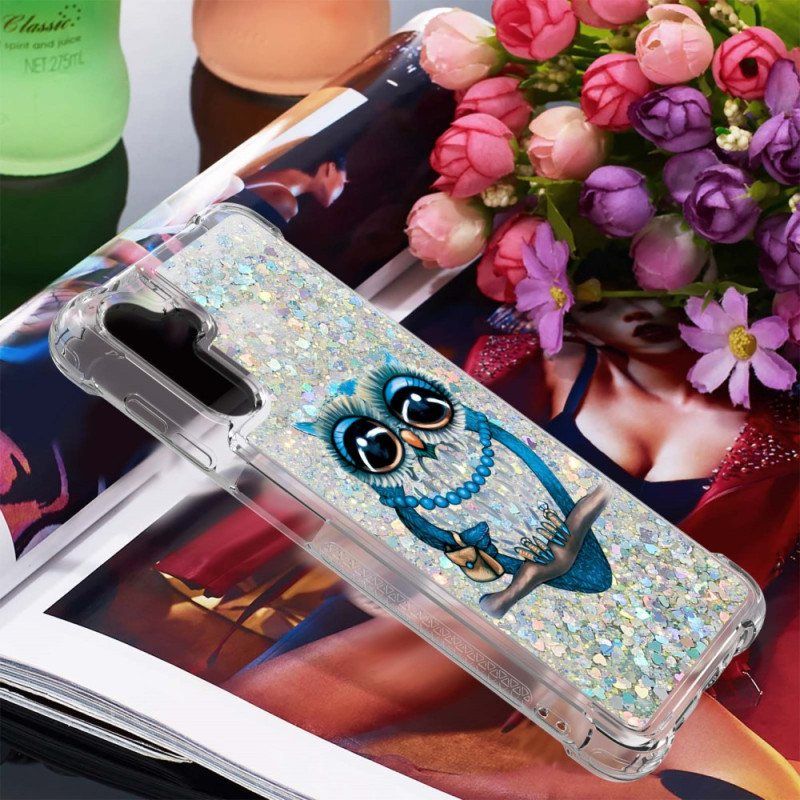 Mobildeksel Til Samsung Galaxy A54 5G Paljetter Miss Owl